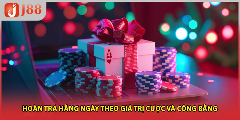 Hoàn trả hằng ngày theo giá trị cược và công bằng